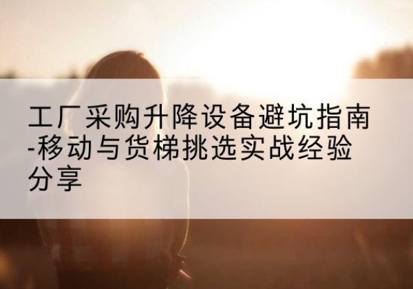 乾县移动式升降机怎么选-工厂采购升降设备避坑指南-移动与货梯挑选实战经验分享